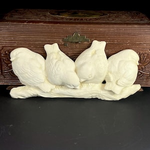 Hen Feathers 4 Bird, Ceramic Wall Plaque