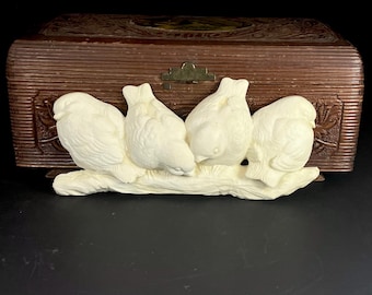 Hen Feathers 4 Bird, Ceramic Wall Plaque