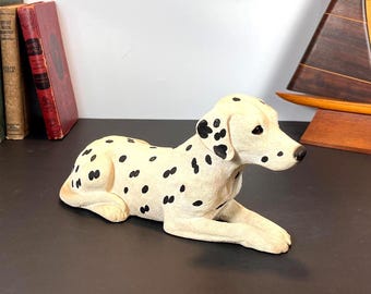 Sandicast Dalmation Sculpture #156 by Sandra Brue 1986
