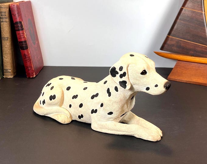 Featured listing image: Sandicast Dalmation Sculpture #156 by Sandra Brue 1986