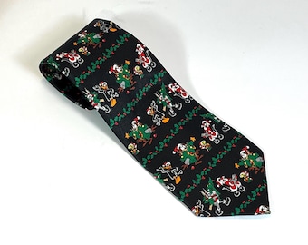 Looney Tunes Holiday Necktie, Polyester, 2002