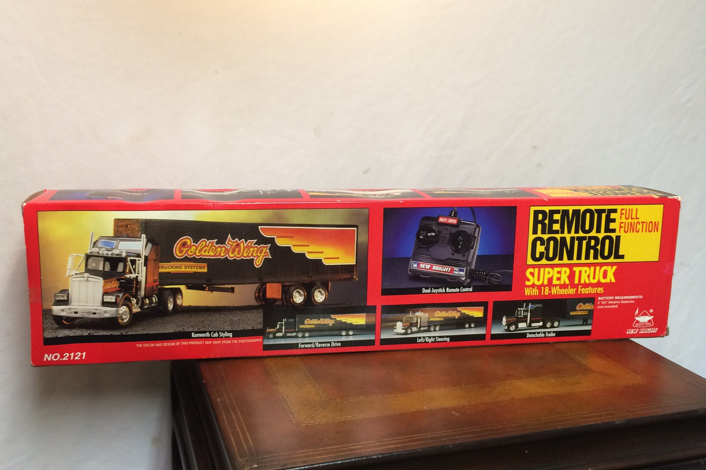 Vintage RC Truck Kenworth Cab Style, Pilot Tanker, Remote Control Truck