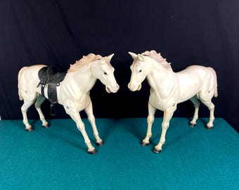 Pair of 1973 Lone Ranger's Horse Silver, Gabriel Toy
