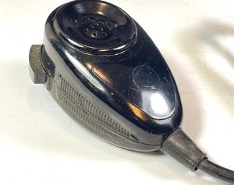 Vintage Electro-Voice Carbon Microphone With Amphenol 4 Pin Plug, Bakelite