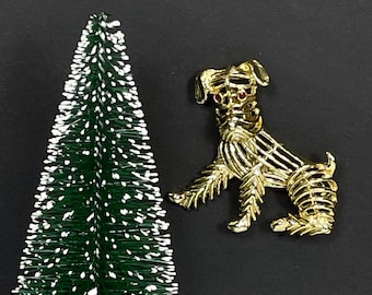 Gerry's Scottie Dog Pin, 1950's Brooch