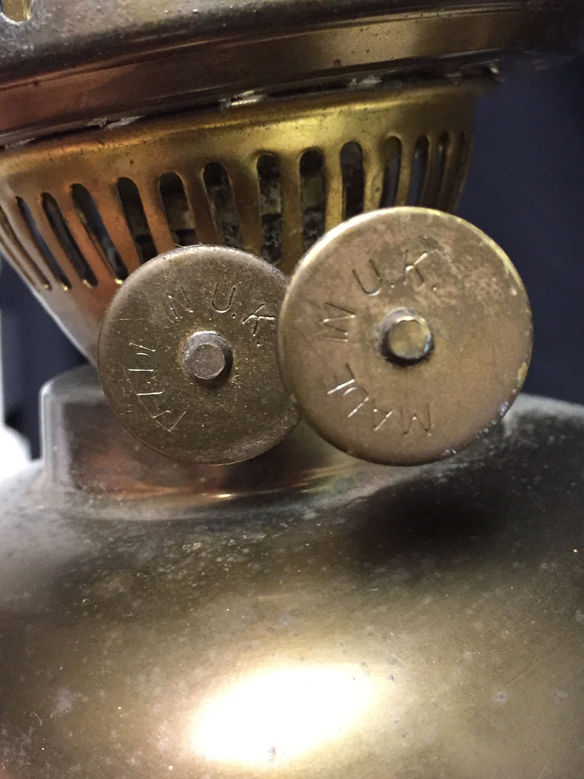 A Pair (2) of Vintage Brass Electric Oil Wall Lantern Sconces, Electric