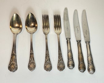 Bestekfabrik Gurtler, Rost Frei Silverplate, Made in Germany, 15 Pieces