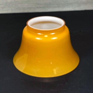 Cased Glass Fitter Pendant Light Shade: Butterscotch