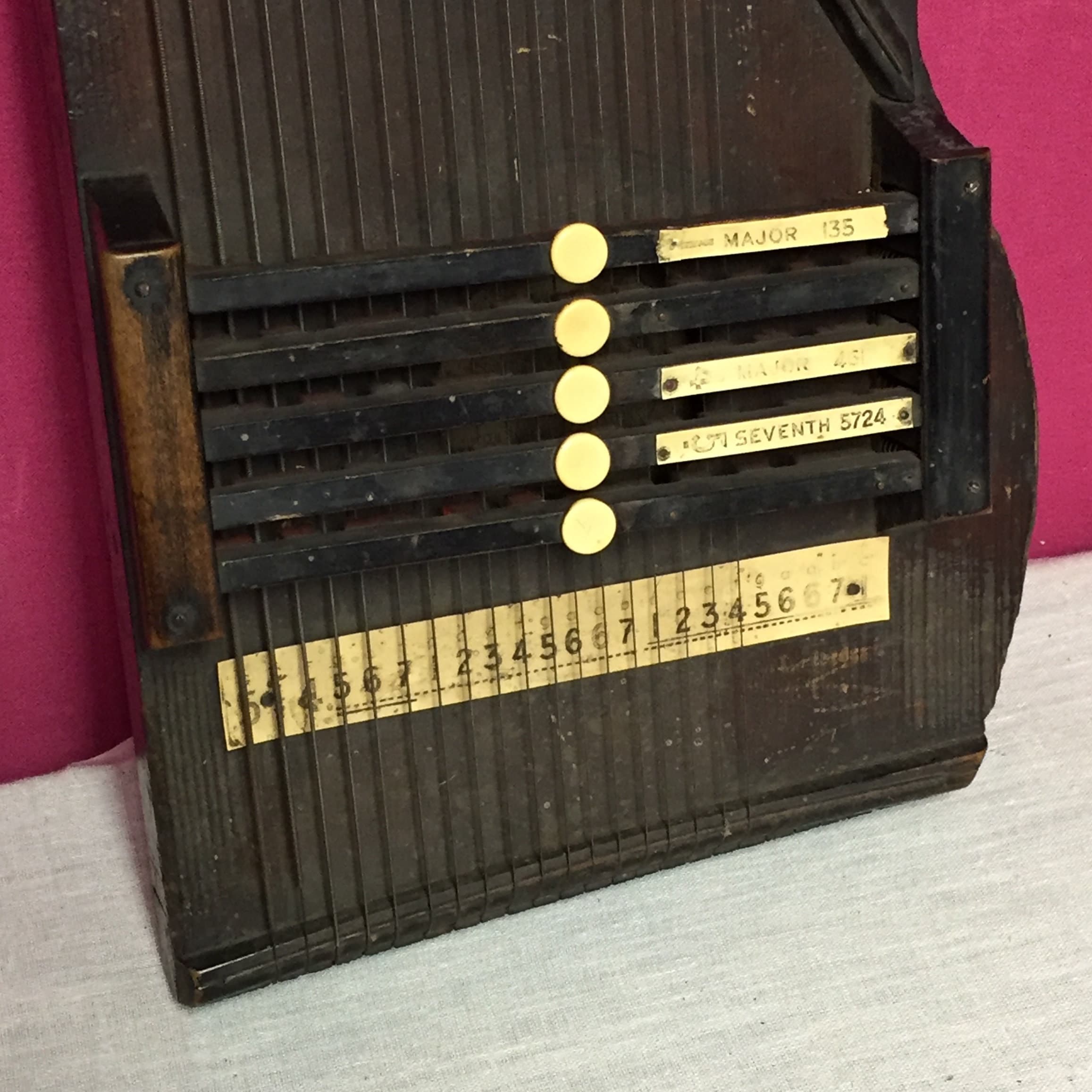 Vintage CF Zimmerman AUTOHARP Musical Instrument