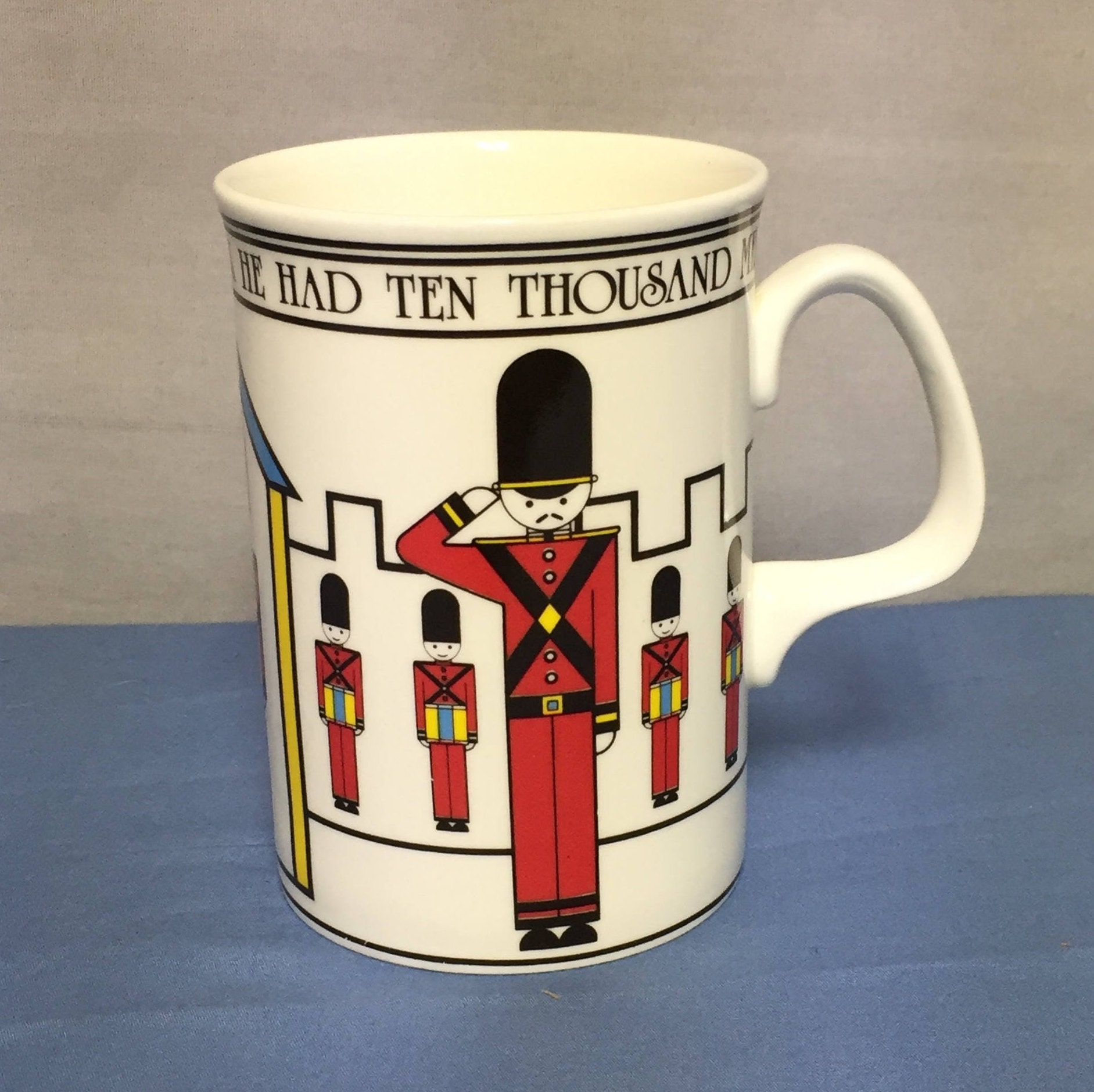 Barbecco Parallel, Fine Bone China Mug, Grand Old Duke of York Mug