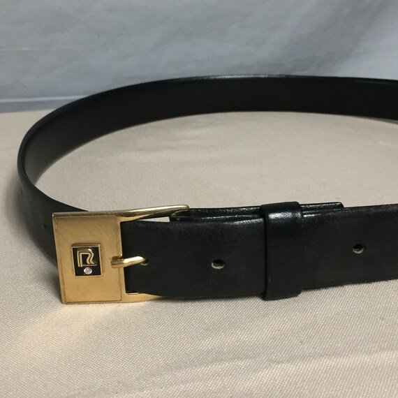 Roadway Express Trucking Belt Gold Tone 