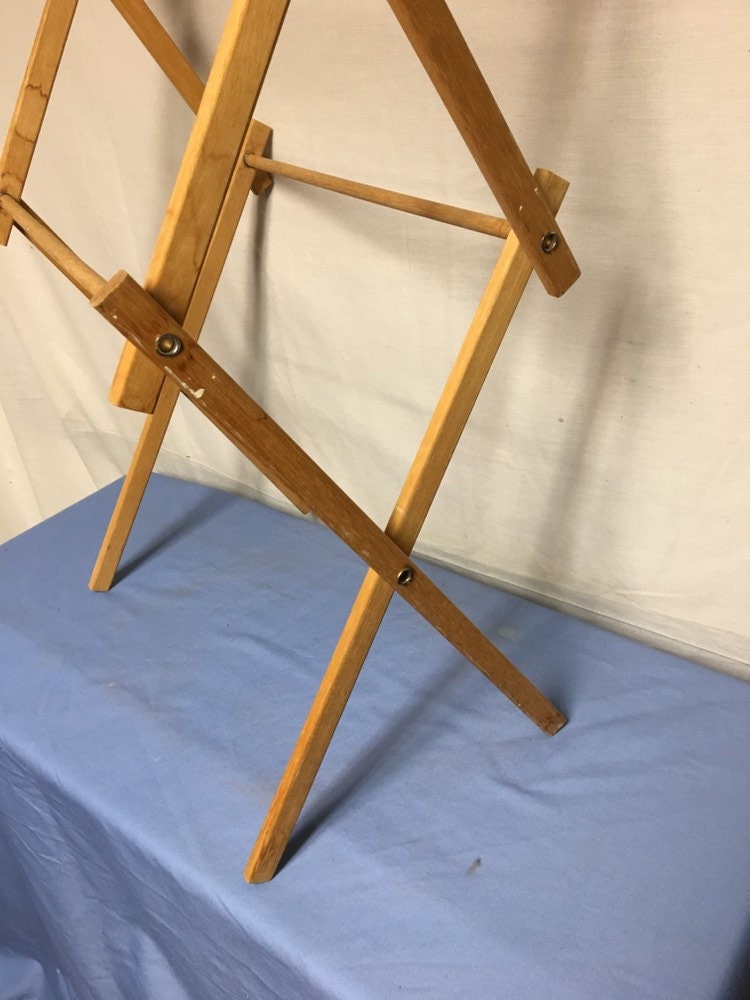 Worldsbest Industries Inc. Wooden Clothes Drying Rack, Folding Clothes