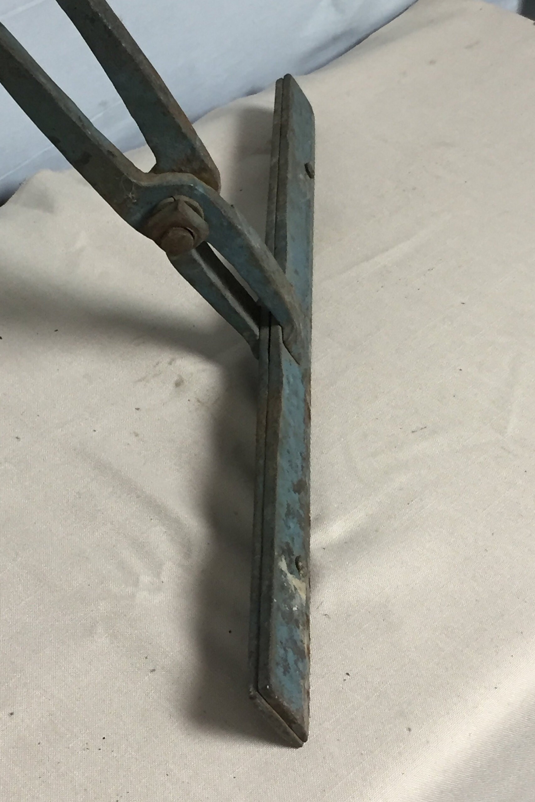 Vintage 18 Tinsmith Metal Roofing Seam Bending Tongs Tool, Roof Edge