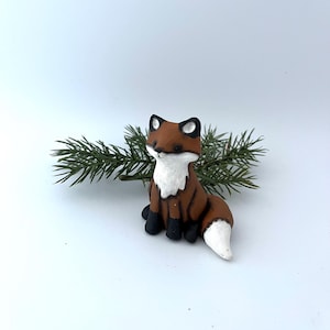 Sitting Red Fox