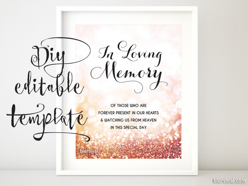 It's just a photo of Revered In Loving Memory Free Printable It's just a graphic of Revered In Loving Memory Free Printable