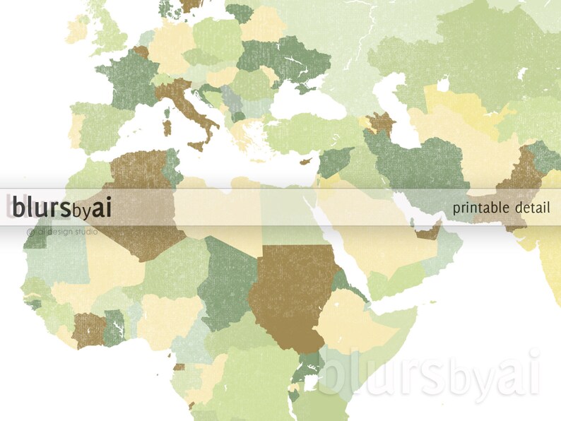printable world map with countries names gender neutral