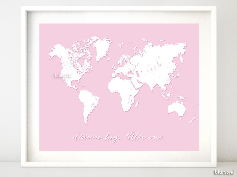 pink-world-map-printable-20x16-10x8-pink-nursery-etsy