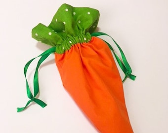 Easter Carrot Candy Pouch Sewing Pattern PDF File