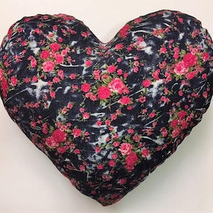 Decorative Heart Cushion Sewing Pattern PDF File image 2