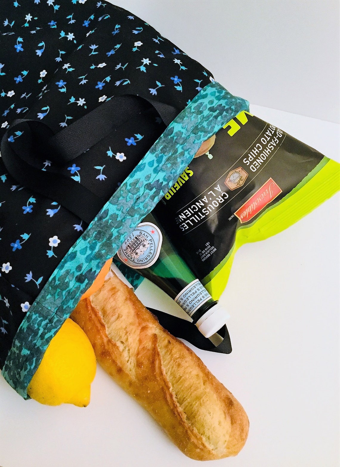 Reversible Grocery Bag Sewing Pattern PDF File - Etsy Canada