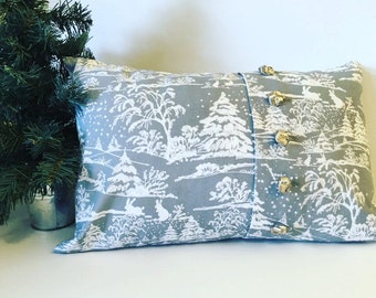 5 Button Pillow Sewing Pattern PDF File