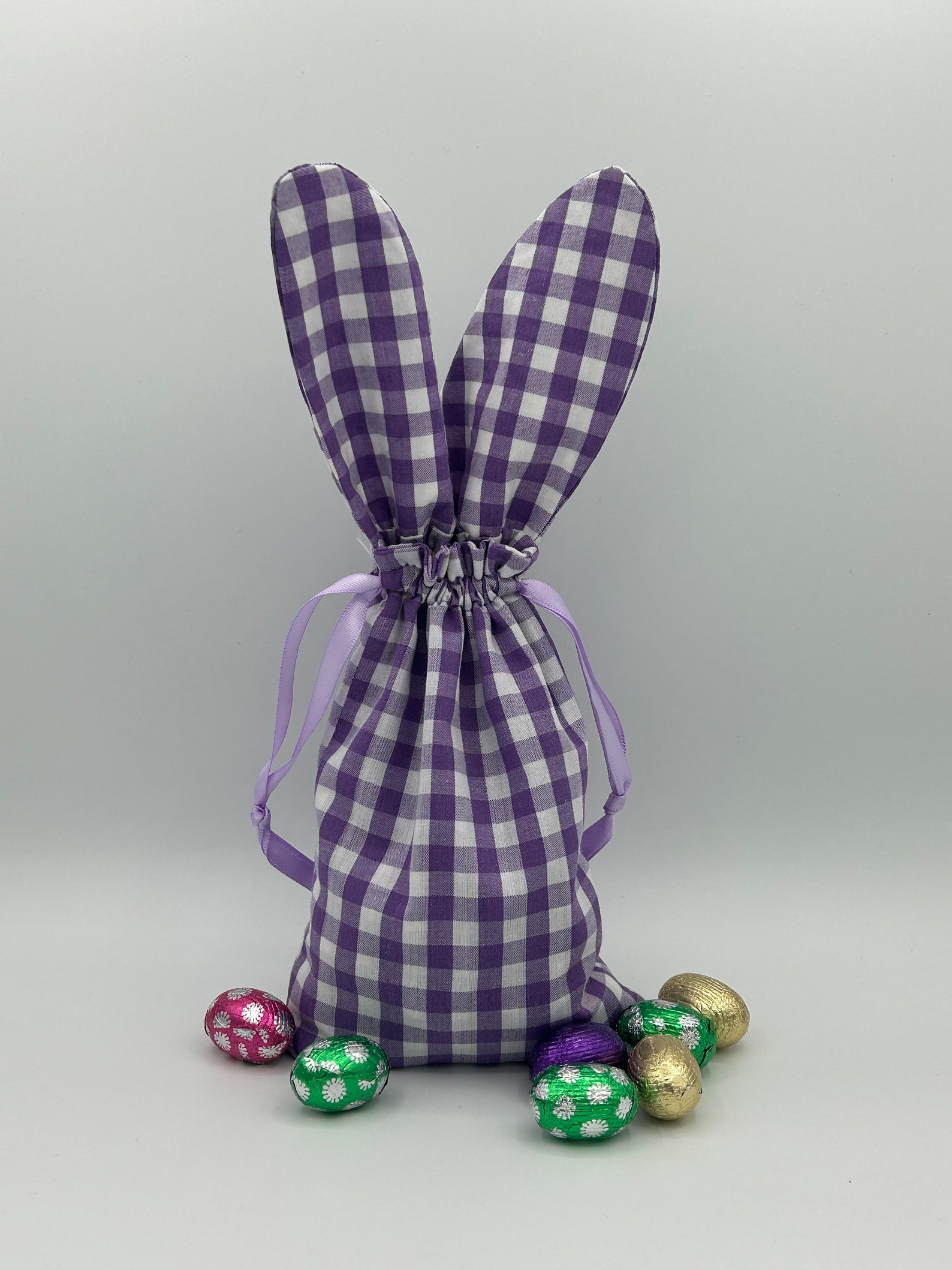 Easter Bunny Ears Drawstring Bag Sewing Pattern PDF File - Etsy