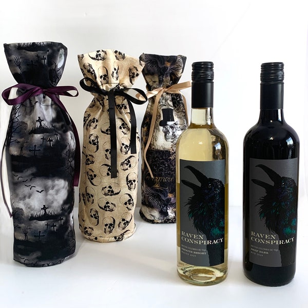 Wine Bottle Gift Bag Sewing Pattern PDF File