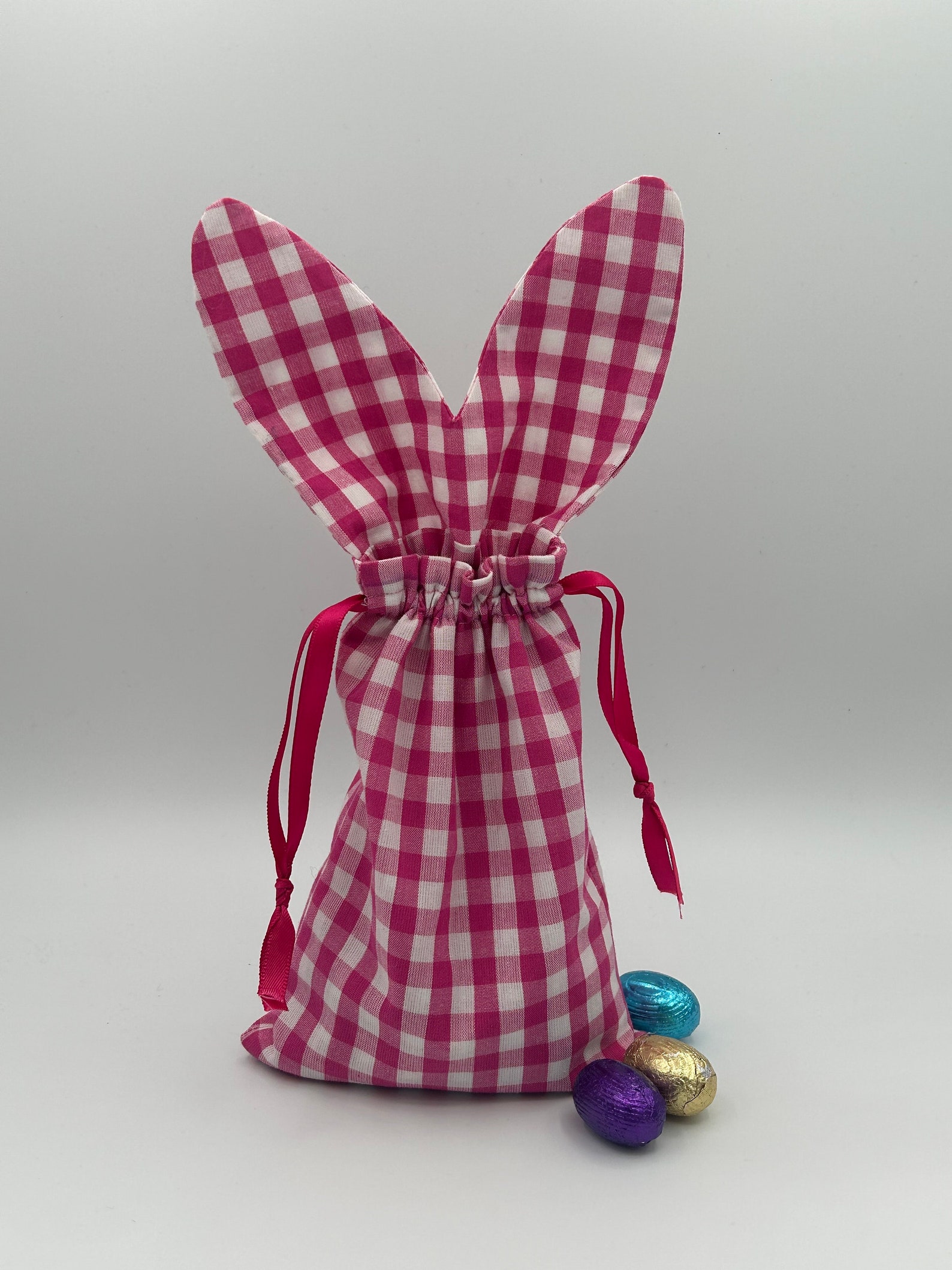 Easter Bunny Ears Drawstring Bag Sewing Pattern PDF File - Etsy