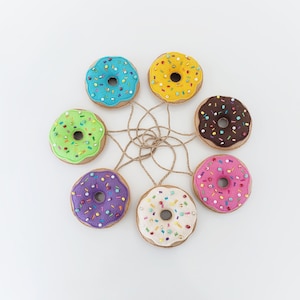 Donuts Ornament / Felt Food Ornament / Christmas Ornament image 2