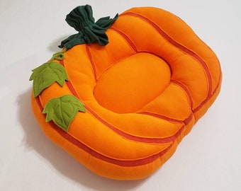 Pumpkin Custom Personalized Pet Bed~!! Adorable, Lovely Bed!! / X-Large