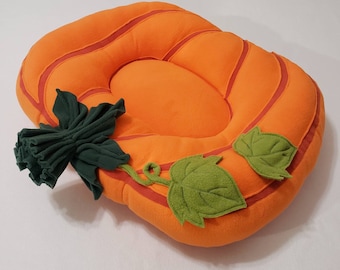 Pumpkin Custom Personalized Pet Bed~!! Adorable, Lovely Bed!! / Small, Medium, Large