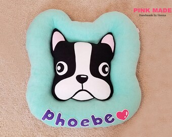 Custom Personalized French Bulldog BED ~~!!! Unique,Lovely Dog ..Pet Bed~!!  You can Choose any Color!!  / small , Medium