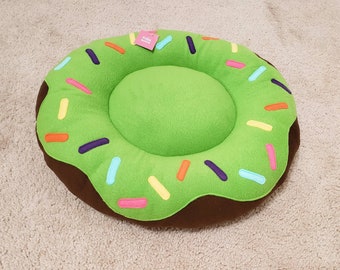 Green Donuts Bed~~!!! Unique, Lovely Dog & Cat ..Pet Bed~!! / Large, X- Large Size