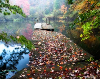 Fine Art Photograph,  Farm Pond, oversized wall decor, landscape photography, large wall art