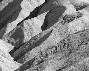 Death Valley, Minimalist fine art nature photography prints, oversized wall decor, black and white photography, large wall art