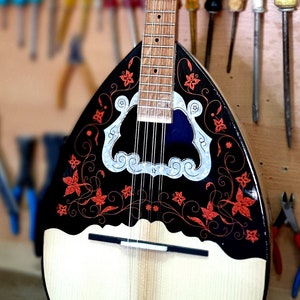 Bouzouki 8 cordes Student | Bouzouki grec traditionnel à 8 cordes fait main