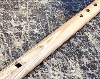 Professional Greek Shepherd's Flute | Handmade Professional Wooden Shepherd's Flute of Northern Greece - Walnut - D