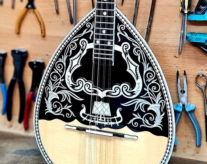 Professional 8 String Bouzouki Handmade Premium Quality Professional 8