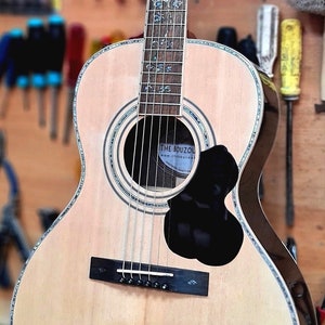 Greek Custom Folk Guitar | Handmade Greek Folk Parlor Style Guitar Made for Traditional Greek Music