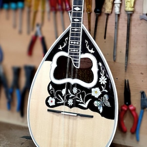 Custom 6 String Bouzouki | Handmade &quot;Panagi Brothers&quot; Copy Professional 6 String Greek Bouzouki