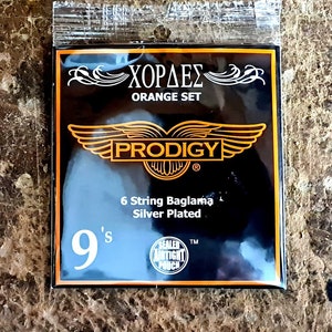 Baglama 1er Set | Baglama Strings Prodigy Orange Set 0,09