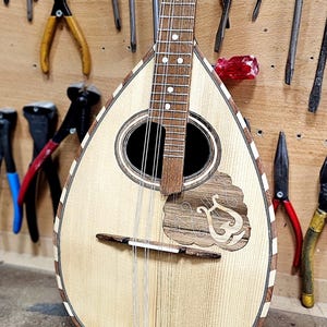 Original Mandolin | Handmade Traditional Greek Round Back Mandolin