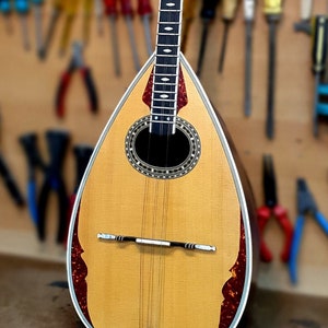 Custom 7 String Bouzouki Saz | Handmade Custom Designed Professional 7 String Saz Bouzouki