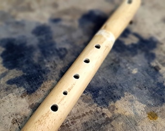 Souravli-Thiaboli Flute "G" | Handmade Traditional Greek Shepherd's Fipple Flute from Islands & Mainland in "G" tonality