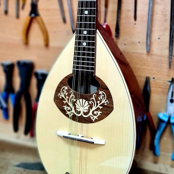 Classic Mandolin | Handmade Traditional Greek Flat Back Mandolin