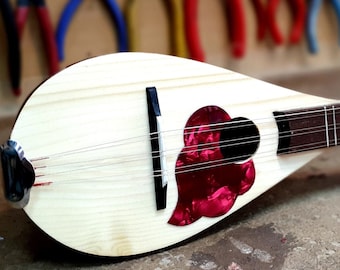 Original Tzouras | Handmade Traditional 6 String Greek Solid Body Tzouras