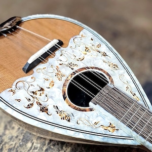 Professional Baglamas | Handmade Premium Quality Professional 6 String Greek Baglamas