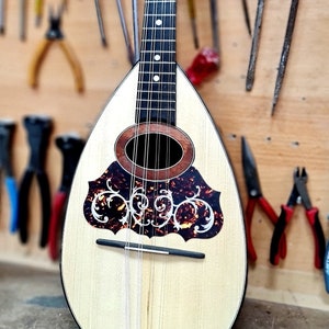 Custom Mandolin | Handmade Antique &quot;Mourtzinos&quot; Style Professional Greek Round Back Mandolin