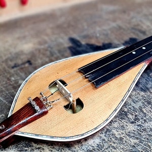Original Karpathian Lyra | Handmade Traditional Lyra From Karpathos Dodecanese with Handmade Traditional Bow