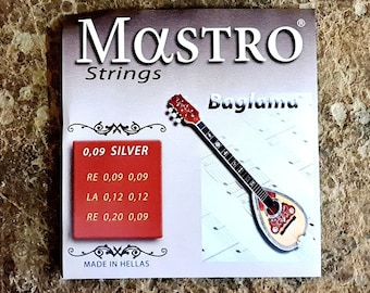 Baglama Set of Strings | Baglama Strings Mastro Silver Set 0,09